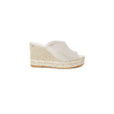 Espadrilles Gold Leather Platforms & Wedge -   -  Espadrilles.